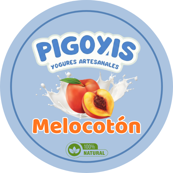 Yogur Pigoyis tradicional sabor Melocotón
