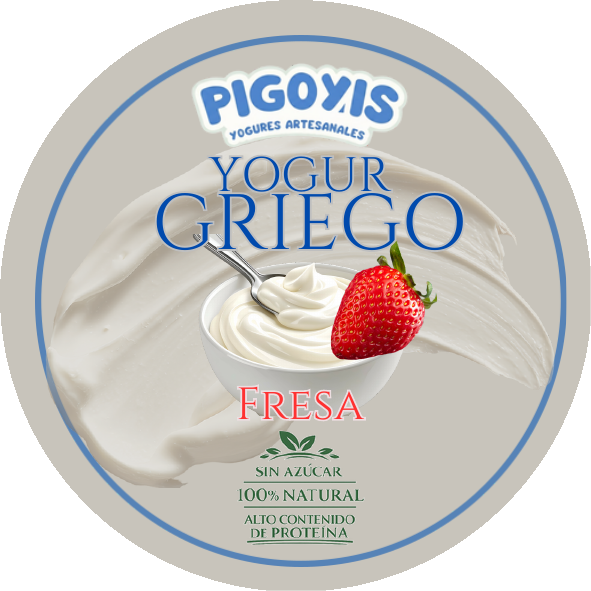 Yogur griego de Fresa