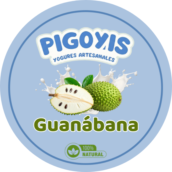 Yogur Pigoyis tradicional sabor Guanábana