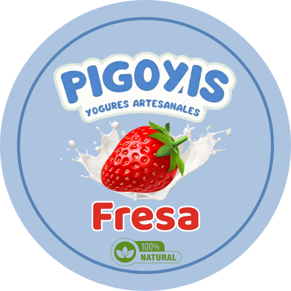 Yogur Pigoyis tradicional sabor Fresa