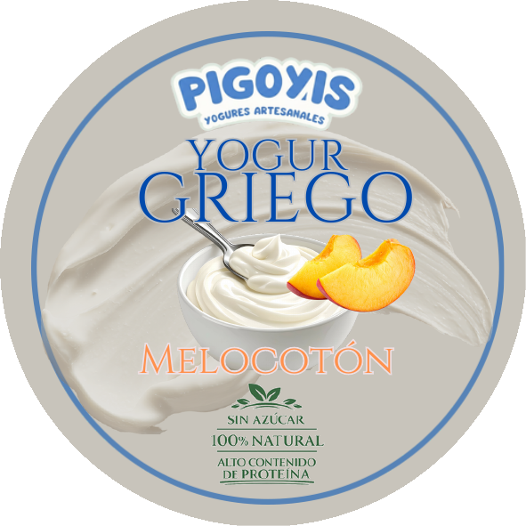 Yogur griego de Melocotón